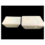 2 Pc Set Westmoreland "Grape Vine" Ashtrays