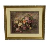Framed Floral Print - 37 x 43