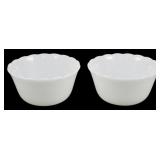 2 Fire King Custard Cups 2"x4"