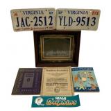 Virginia License Plates, German Books & More