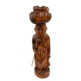 Carved Wood Statue - 23" Tall