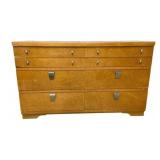 Mid Century United Furniture Burl Dresser