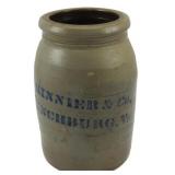 RARE William Kinnier & Co Lynchburg VA Crock