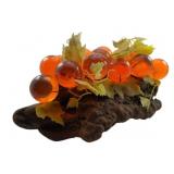 Vintage MCM Orange Grapes - 6 x 11.5 x 8