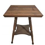 Vintage Square Parlor Table