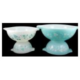 Pyrex Turquoise Gooseberry 4pc Mixing Bowls