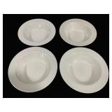 4 Glass Bowls - 9.75" Round