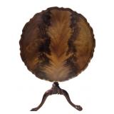Chippendale Style Mahogany Tilt-Top Table