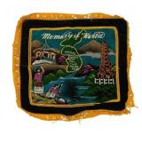 Korean War Era Souvenir Pillow Cover - 17 x 18