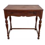Antique Wooden 1 Drawer Writing Desk