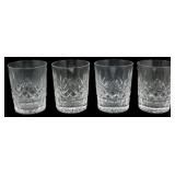 4 Waterford Crystal Lismore Old Fashioned
