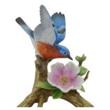 Andrea by Sadek Bluebird Porcelain Figure 7"