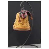 Longaberger Noel Bell Basket with Stand (16ï¿½
