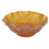 Vtg Fenton Marigold Persian Medallion Bowl