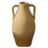 Large Terracotta Two-Handled Amphora Pot 32"