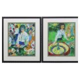 Ceasars Palace Girls Giclee by Leroy Neiman