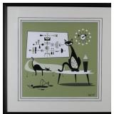 Cat Lamps I print by Egor Shashikhin