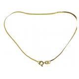 14Kt Italian Gold Herringbone Bracelet