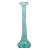 Vintage Blenko Turquoise Floor Vase 25"