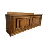 Mid-Century 2 Drawer Console w/ Backsplash