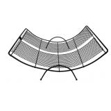 Mid Century Mesh Magazine Rack
