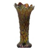 Northwood Carnival Glass Tree Trunk Vase
