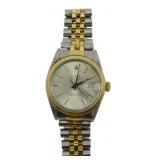 Rolex Datejust Two Tone Steel Watch