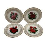 4 Gorham Frank Bly Plates - 10.5" Round