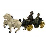 Cast Iron Horse & Buggy - 11 x 5 x 3