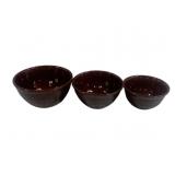 Mar Crest Stoneware Mixing Bowl Set - 9" Round