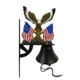 Cast Iron Eagle Bell - 9 x 17 x 5.5