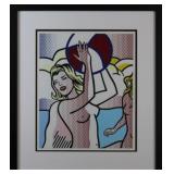 Beach Ball Nude by Roy Lichtenstein