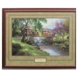 Fishing Hole Giclee by Thomas Kinkade