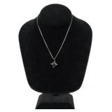 Sterling Silver Necklace with Stone Pendant