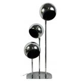 Sonneman Chrome Eyeball Lamp 28"