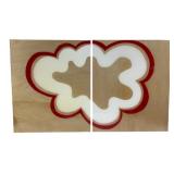 2 Pop Art Acrylic Wall Art - 20 x 24 x 1.5