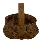 Vintage Buttocks Style Woven Splint Basket