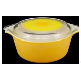 Pyrex Sunflower .5 Pint Casserole 3"x8"x6"