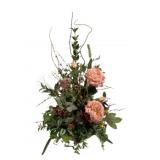 Faux Flower Decoration in Ceramic Bowl - 30 x 20