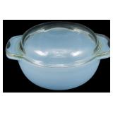 Pyrex Blue Bowl w/ Clear Glass Lid