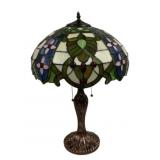 Tiffany Style Stained Glass Table Lamp 24"