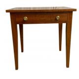 1 Drawer Wood End Table - 24 x 24 x 18
