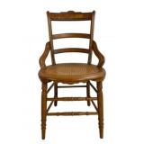 Victorian Walnut Cane Seat Chair