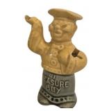 Ceramic Measure Boy Figurine