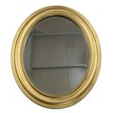 Gold Gilt Oval Wall Mirror 38"x24"