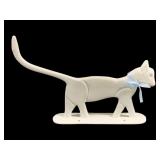 Cast Iron Cat Statue - 15 x 9.5 x 2.5