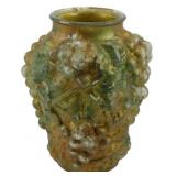 Vintage Goofus Glass Vase - 7"