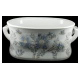 Blue Flower Decorated Large Planter