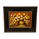 Framed Oil on Board - Signed - 20 x 16
