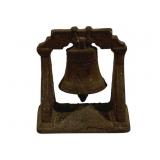 Cast Iron Liberty Bell Bookend - 4.5 x 5 x 2